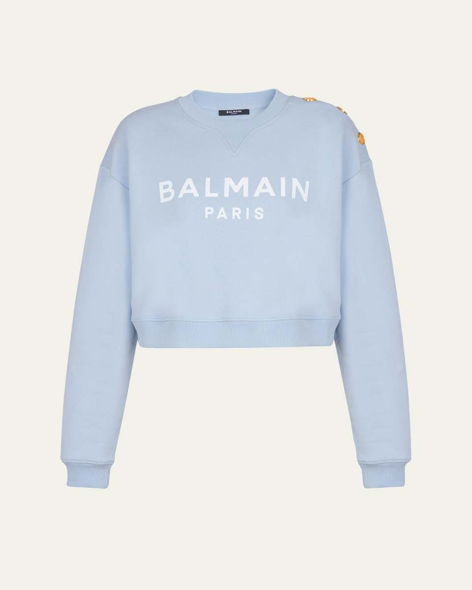 Logo Cropped Sweatshirt